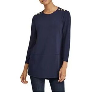 Ralph Lauren Tunic Zalmal 3/4 Sleeve-Knit